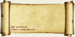 Jagoda Miković vizit kartica